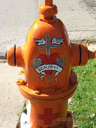 Orange Hydrant, Bon Jovi- Madison and Wisconsin (3)